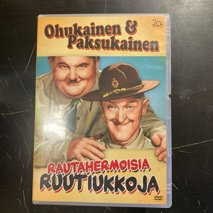 Ohukainen ja Paksukainen - Rautahermoisia ruutiukkoja DVD (VG/VG+) -komedia-